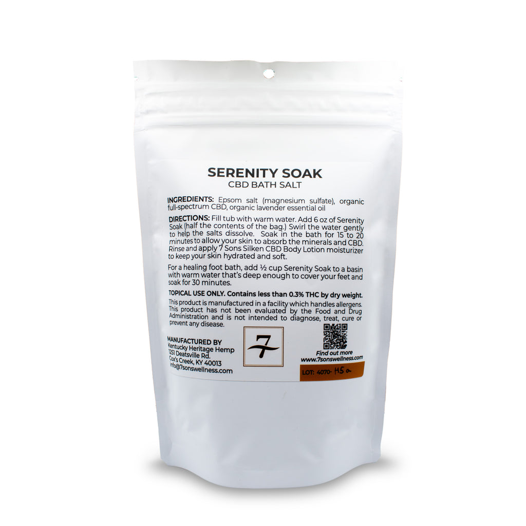 Serenity Soak CBD Bath Salt