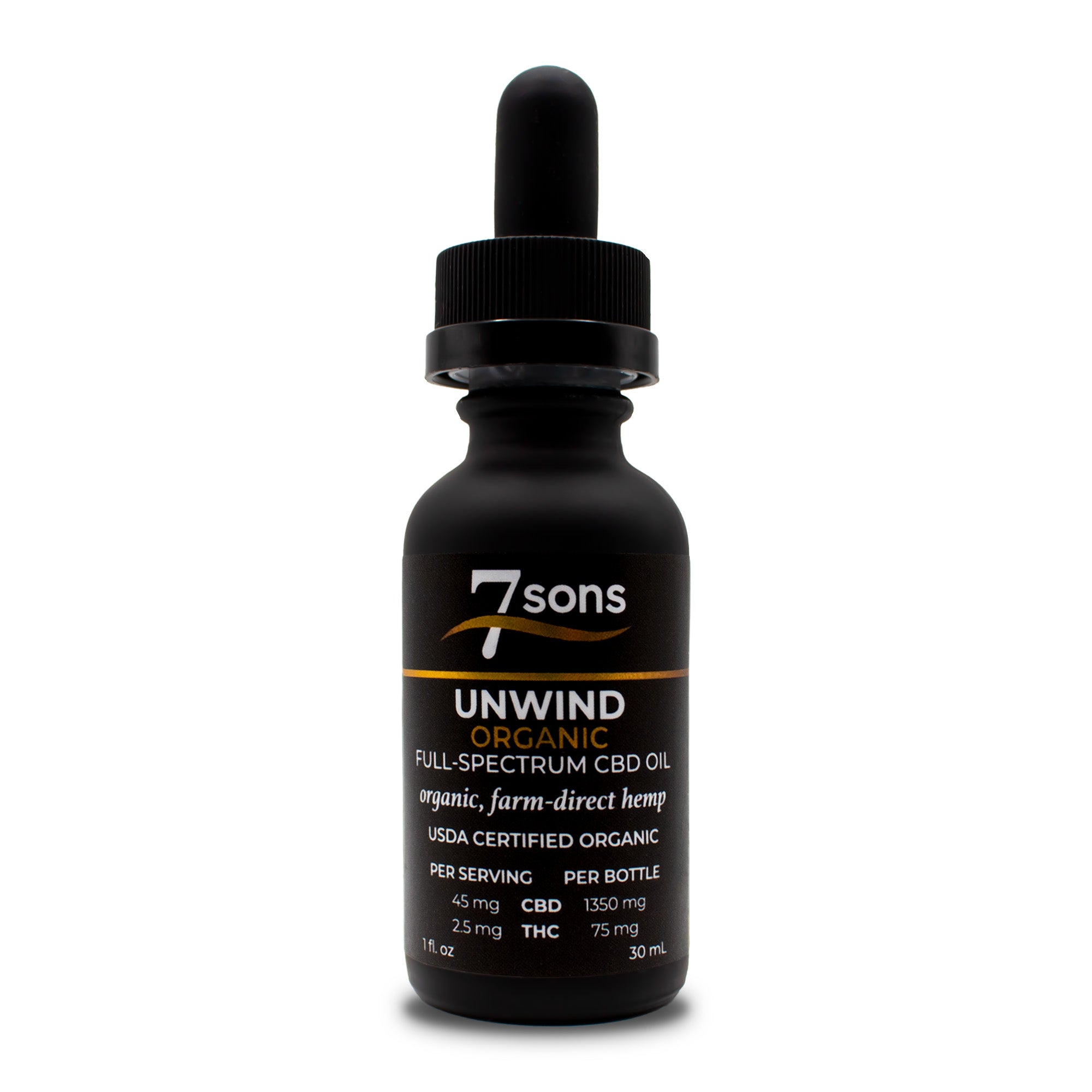 Unwind Organic Full-Spectrum CBD Oil